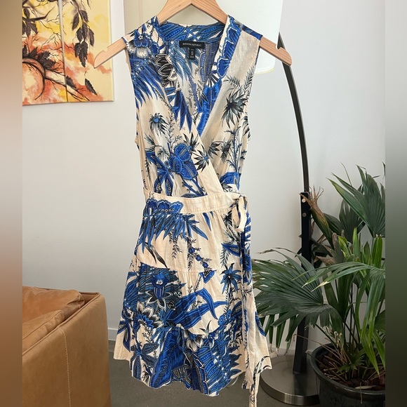 Banana Republic Stampa Wrap Mini Dress - Picture 2 of 5
